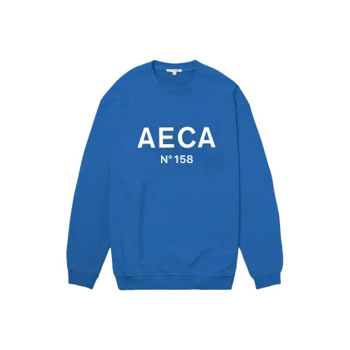 AECA WHITE Синий Мужские Свитшоты