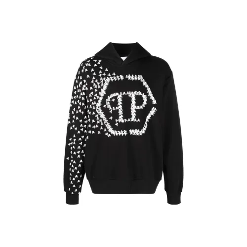 PHILIPP PLEIN Мужские черные свитшоты