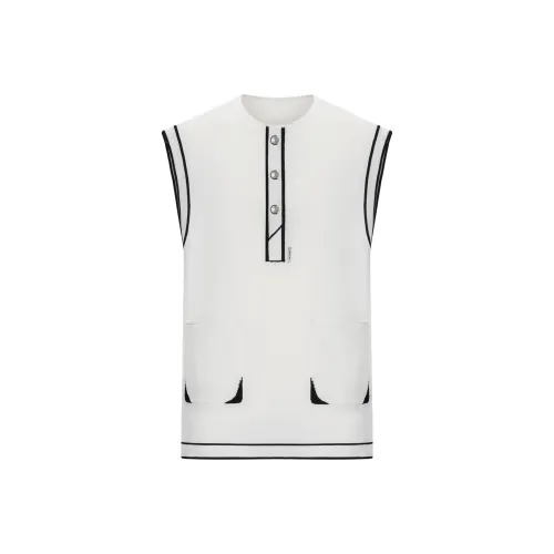 TIWILLTANG Топ без рукавов Мужской Pure Realm Белый