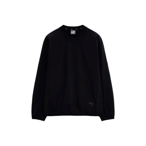 PUMA ACTIVE WEAR M AW PA WV Crew T Рубашка Мужской Mountain Lion Черный