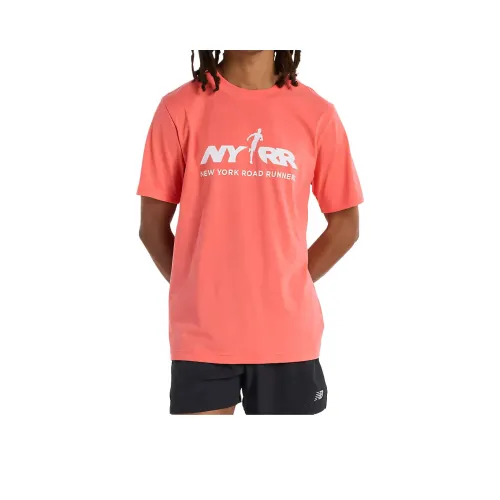 New Balance Nyrr Run For Life T-Shirt Мужской Красный