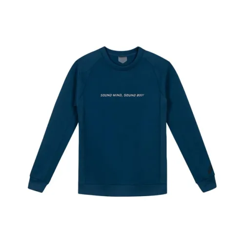 Asics Толстовка Мужская Темно-синяя