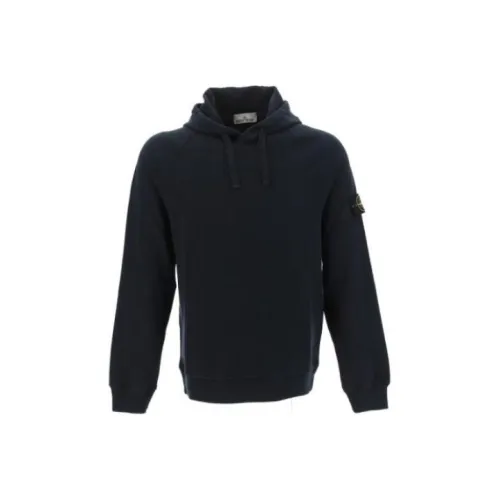 STONE ISLAND Морской синий Мужские Свитшоты