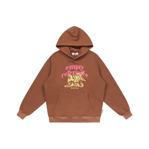 EMPTY REFERENCE Коричневый Унисекс Свитшоты