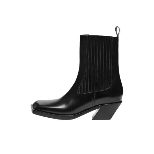 AMINA MUADDI Chiara Короткий Челси 4CM Женские Черный