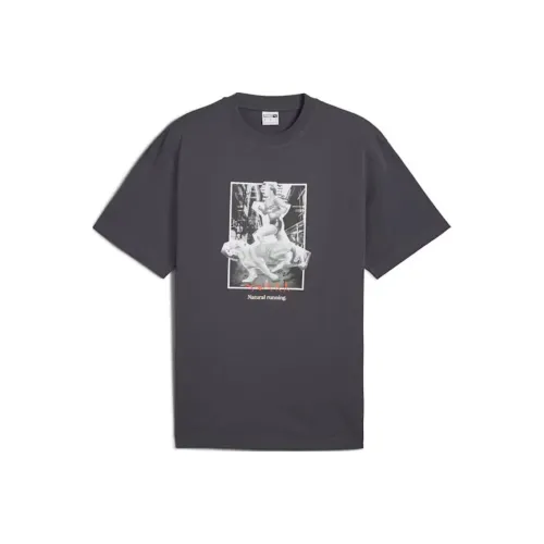 PUMA GraphicUnise T-Shirt Унисекс Galaxy Gray