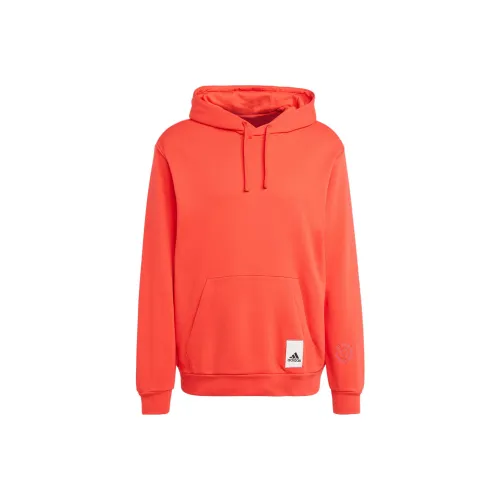 Adidas Светло-красный Унисекс Свитшоты
