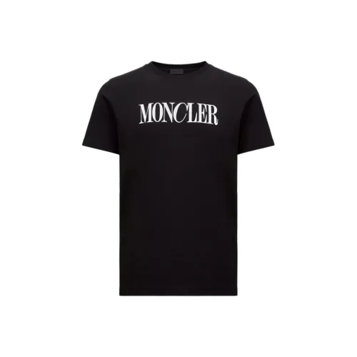 MONCLER Мужские черные T-рубашки