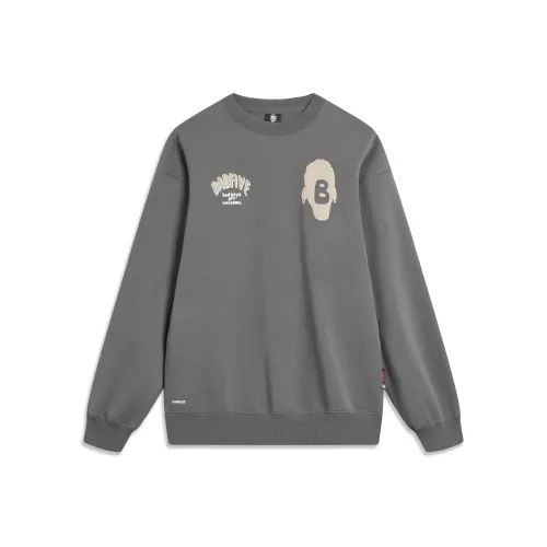 LINING Badfive Толстовка Унисекс ROAD Серый