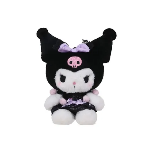 AOGER Sanrio Три маленьких поросенка Совместные товары Sanrio Kuromi My Melody Куклы Плюшевый Брелок 15см 13см Рекомендуемый рост
