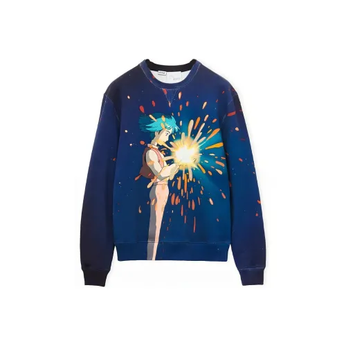 LOEWE x Howl's Moving Castle SS23 Свитшот Унисекс Нефтяной