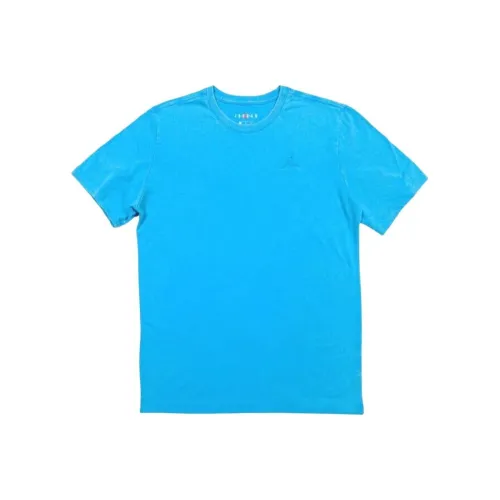 Джордан T Рубашка Мужская Выстиранная Синяя