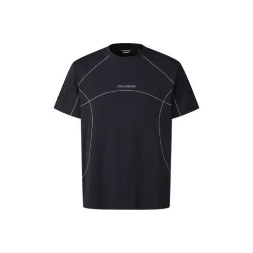 SALOMON Radiant SS Tee M T Рубашка Мужская Черная