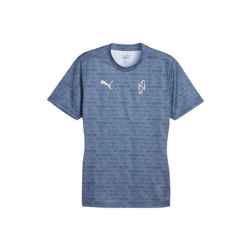 PUMA NEYMAR JR Horizon Blue/Baily Желтый Мужская футболка