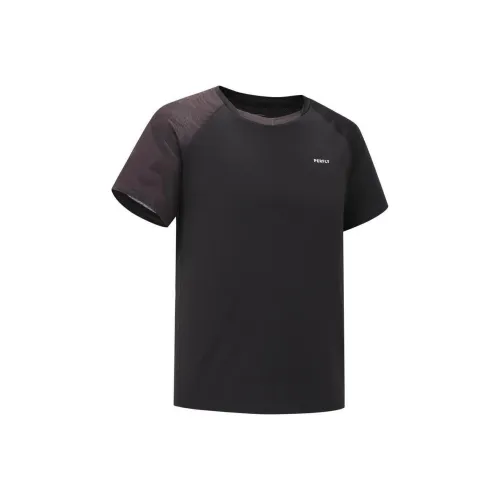 DECATHLON PERFLY T-Shirt Мужской Классический Черный