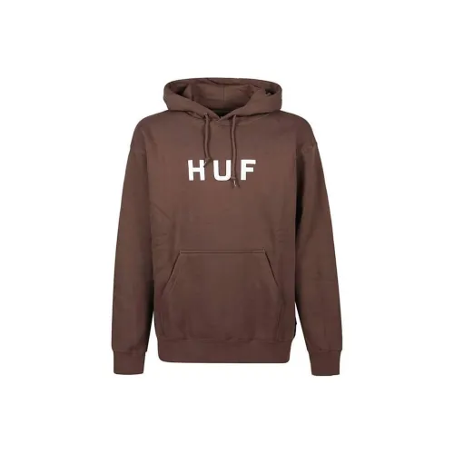 HUF Коричневый Мужской Свитшот