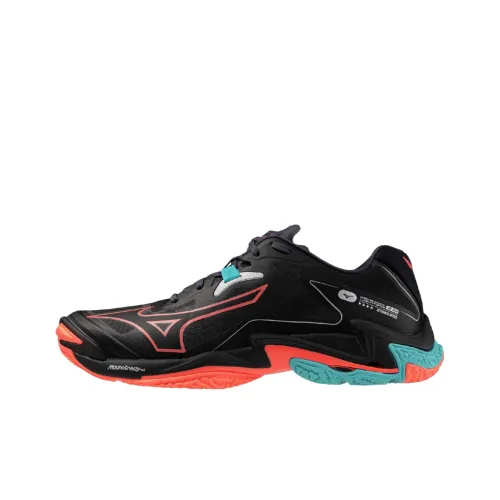 Mizuno Wave Lightning Z8 Low Топ Кроссовки для тренировок Унисекс Черный Оранжевый