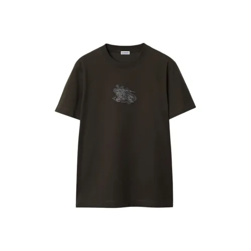 Burberry SS24 T Рубашка Мужская Кофейного цвета