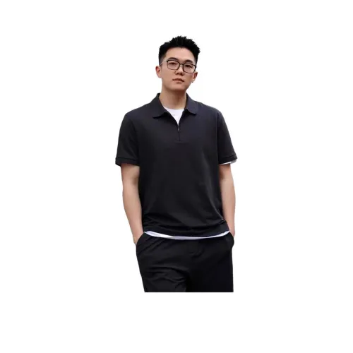 DIKENI Темно-серый Мужская T-рубашка