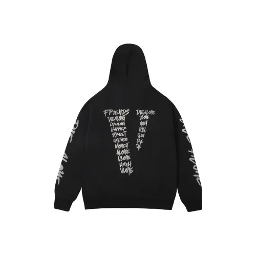 VLONE Loose Fit Zipper Hoodie Unisex