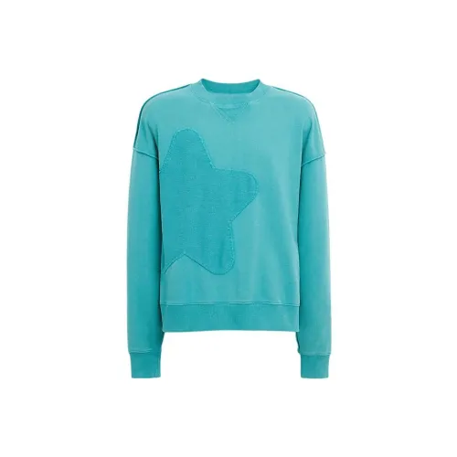 COACH SS24 Свитшот Мужской Темно-Аква Зеленый