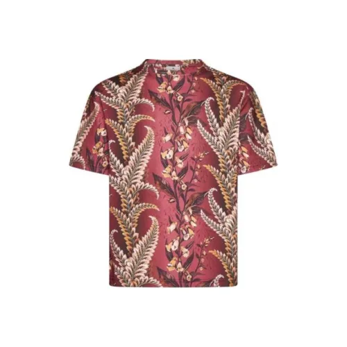 ETRO Red Men's T-Shirts ETRO Красные Мужские Футболки