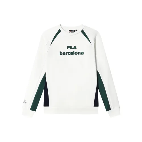 FILA Cloud White Мужские Свитшоты