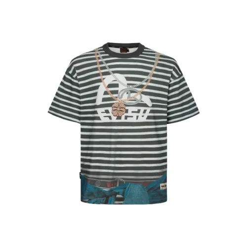 EVISU T-рубашка мужская цвет угольно-серый размер All