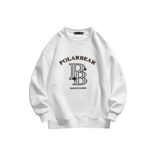 POLAR BEAR Свитшот Унисекс Белый