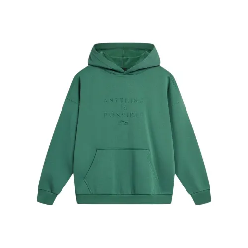 LINING Sports Trend Series Толстовка Мужская Темный Дворцовый Зеленый