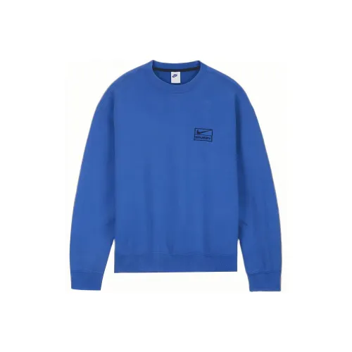 Nike x Stussy SS23 Толстовка Версия для США Унисекс Синий
