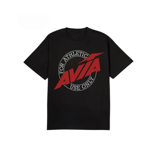 AVIA Черная унисекс футболка
