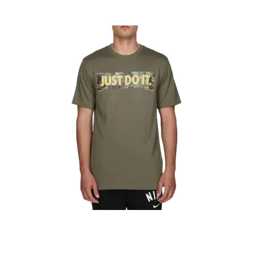 Nike Clothing Оливково-зеленые Мужские T-рубашки
