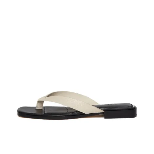 PAIGE Устойчивые к истиранию шлепанцы Женские Белые