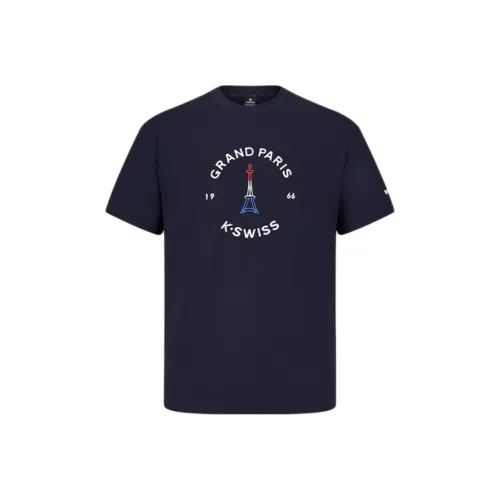 KSWISS T-Shirt Мужской Tranquil Night Синий
