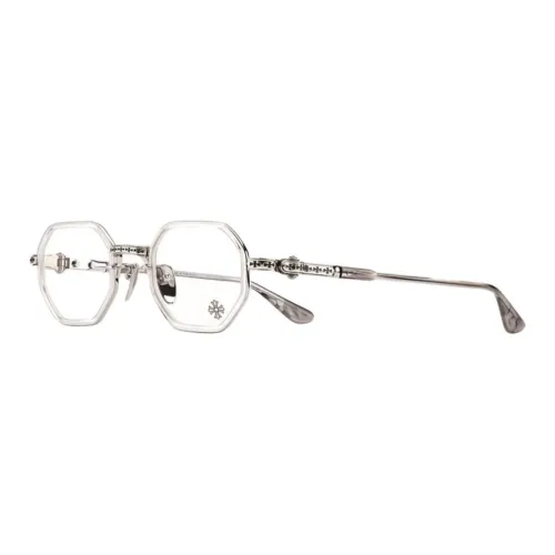 Chrome Hearts Металл Нерегулярная форма Оправы для очков Мужской Серебряный