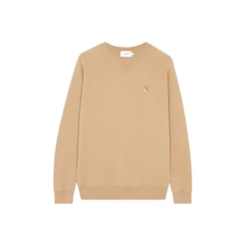 Maison Kitsune Бежевый Мужской Свитшот