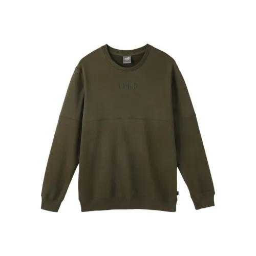 PUMA Толстовка Мужская Виноградный Лист Зеленый