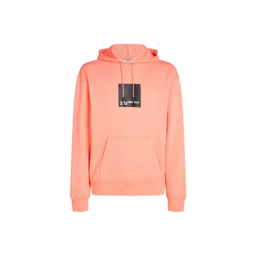 Karl Lagerfeld Толстовка Мужская Персиково-Оранжевая