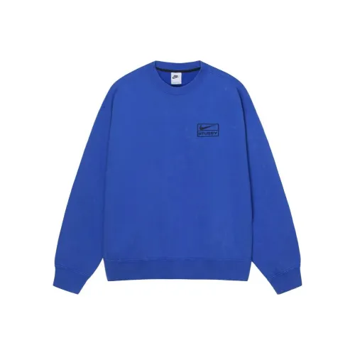 Nike x Stussy SS23 Синий Унисекс Свитшоты