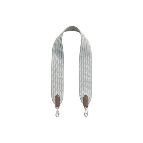 HERMES Cordage Холст Swift Телячья кожа Сумка Ремень Унисекс Ледниково-синий Светло-серый Слоново-серый