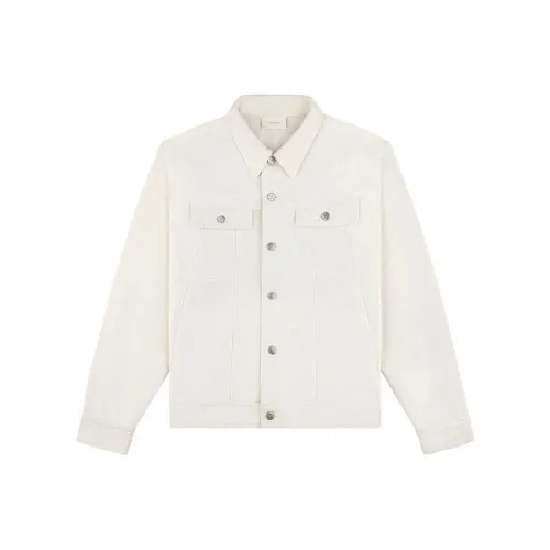 AIME LEON DORE SS25 Denim Jacket Unisex White