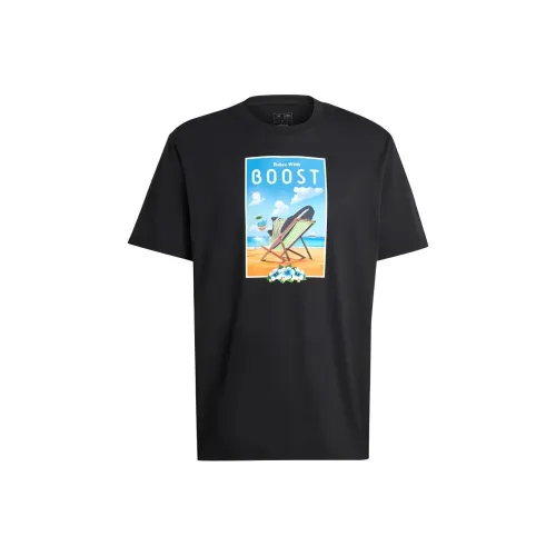 Adidas Мужские черные футболки