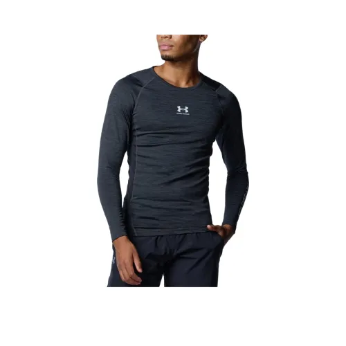 Under Armour FW AW24 Cold Шестерня Броня T Рубашка Мужская Черная