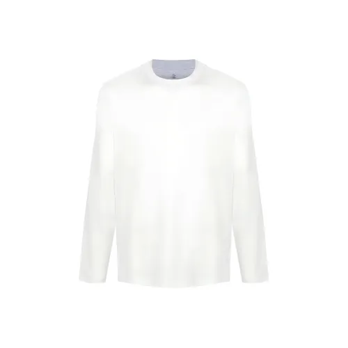 BRUNELLO CUCINELLI Белая Мужская Рубашка T