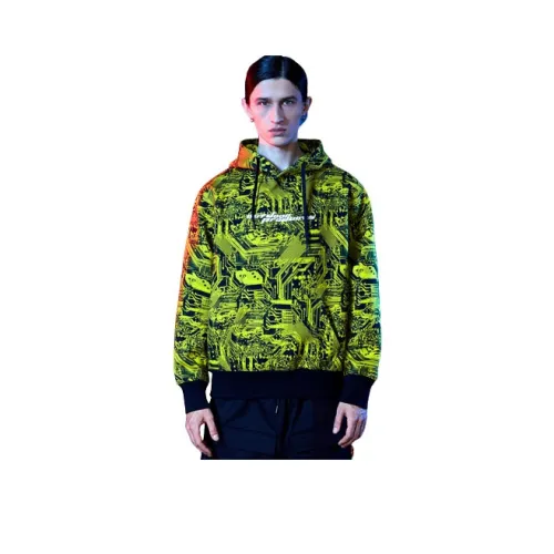 OUTDOOR PRODUCTS Желтый с принтом Мужские Свитшоты