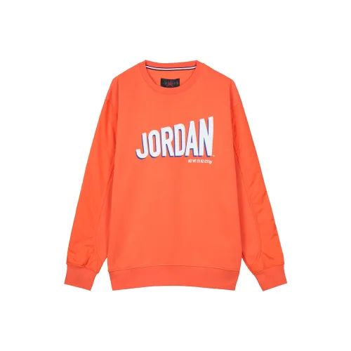 JORDAN Orange Men's Sweatshirts