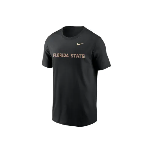 nike CollegeFlorida State FW24 Seminoles Primetime Wordmark T-Shirt Мужской Черный