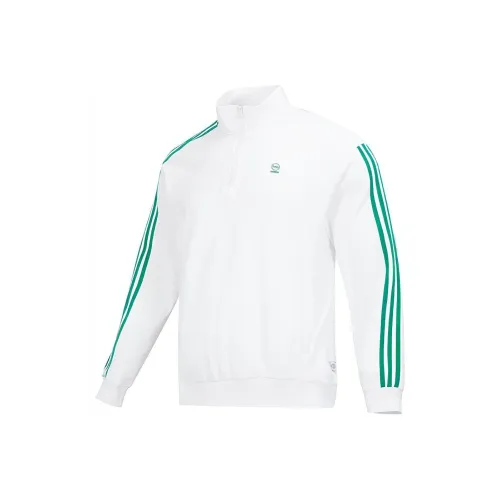 ADIDAS NEO Толстовка Унисекс Белый Зеленый