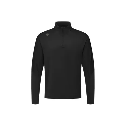 DESCENTE Тренировки Длинный рукав Т-рубашка Мужская